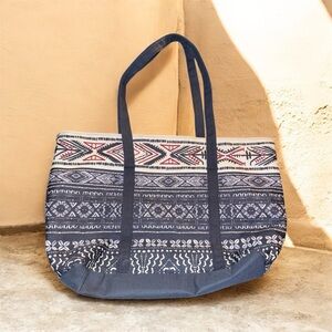 Large Patterned Tote Bag